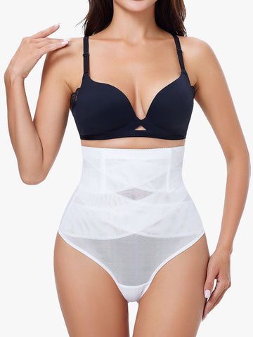 Anti-Roll Steel Boned Waist Trainer for Hourglass Figure All Day Wear